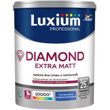 Краска интерьерная Diamond Extra Matt глубокоматовая BW (4,5л) Dulux / Luxium