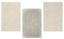 Набор полотенец лен 3 шт рис 285 цв 330 Резные листья-3 47х70 Орша