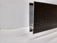 Профиль горизонтальный нижний крок шоколад 2,95м