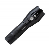 Фонарь Premium Космос KosAL_5W Q5 LED питание 1х3.7В 18650 Li-ion 5Вт авиационный, алюминий