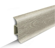 Плинтус Идеал Классик с кабель-каналом дуб латте 2,2 м 70 мм