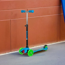 Самокат-кикборд Novatrack Disco-kids Basic, детский, колеса PU переднее 120мм, заднее 76мм, эргономичный руль