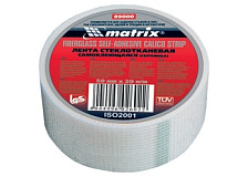 Серпянка с клеющей основой 100мм х 45м MATRIX 89009