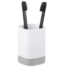 Стакан для зубных щеток Tyer белый/серый 470 мл