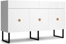 Комод Марсель Белый/Креател/Белый глянец