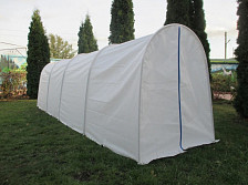 Парник «ОГУРЕЦ-МОЛОДЕЦ» 4,5м х 1,40 х 1,50 с укрывным материалом плотность 60 (С МОЛНИЕЙ)