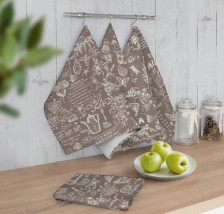 Полотенце 45х60 Sonnet рогожка Кулинар