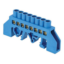 Шина N8х12 (8) нейлоновый корпус на DIN-рейку латунь EKF PROxima