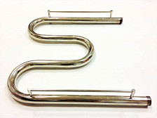 Полотенцесушитель М1" 500х400 нерж сталь с полкой Терминус