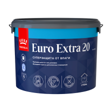 Краска для влажных помещений EURO EXTRA 20 А (9л) TIKKURILA / TIKKIVALA