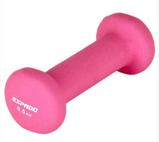 Гантель неопреновая Espado ES1115 розовый 0,5 кг
