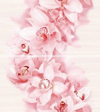 Панно (45х50) Aroma 1605-0002 розовый (из 2-х пл) (Global Tile)