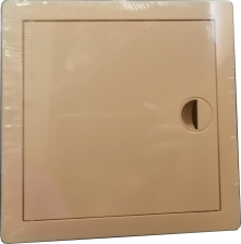 Дверца пластик с ручкой 300х300 беж