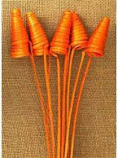 Ветки декор Cane Cone 62-65cм 6шт оранжевые