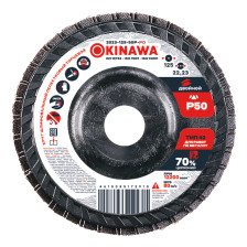 Круг лепестковый торцевой 125х22 OKINAWA POWER P50 2023-125-50P-PD