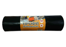 Мешки для мусора 360л 10шт 65мкм Профи 110х140см 2883