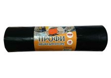 Мешки для мусора 360л 10шт 65мкм Профи 110х140см 2883