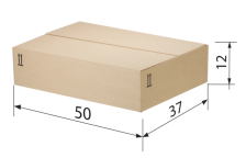 Коробка картонная Т22 3 слоя 500х370х120мм