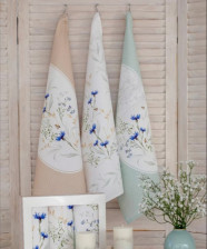 Набор полотенец хлопок 3шт Васильки 45х65 Listelle