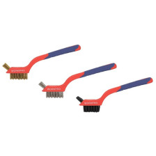 Набор корщеток 3шт (нерж медь нейлон) WORKPRO WP253005