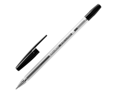 Ручка шариковая черная 0,7 мм Brauberg М-500 143445