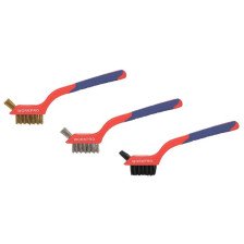 Набор корщеток 3шт (нерж медь нейлон) WORKPRO WP253005