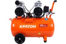 Компрессор КРАТОН AC-420-50-OFHS 50 л, 420 л/мин, безмасляный 2,5 кВт