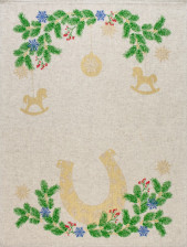 Полотенце полулен рис 1286 цв 1 НГ На счастье 45х60 Орша