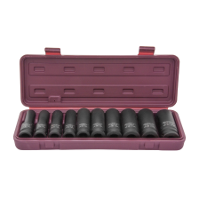 Набор головок торцевых ударных глубоких 1/2" 10-24мм, 10пр THORVIK S23S2110S