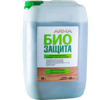 Биозащита ARMA трудновымываемая зеленая (10л)