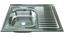 Мойка накладная 60х80 (0,4) h=160 П Mixline