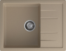 Мойка 650х500 искусственный камень (302) песок GF-Q650L