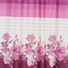 Штора для ванной комнаты 180х180см САНАКС КРАСНЫЕ РОЗЫ без колец 01-09