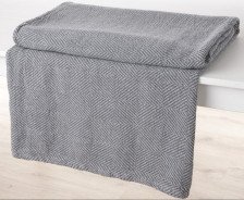 Плед лен рис 1 цв 333 200х210 Орша