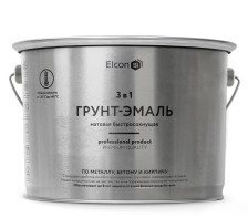 Грунт-эмаль 3 в 1 по ржавчине матовая синяя RAL 5005 (2 кг) Elcon