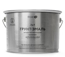 Грунт-эмаль 3 в 1 по ржавчине матовая синяя RAL 5005 (2 кг) Elcon