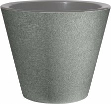 Кашпо б/п Декор Коттон d19 h16 3л серый