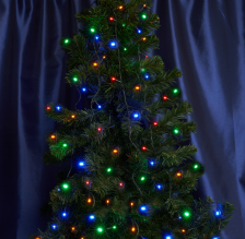 Гирлянда 230V  200 LED 20м, мульти, IP 20,  шнур 3м , CL06