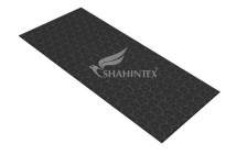 Коврик влаговпитывающий SHAHINTEX ПРАКТИК "Соты" антискользящий 60х90 чёрный гранит 03