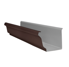 Желоб прямоугольный коричневый 3м