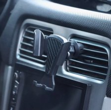 Держатель телефона Cartage самозажимной 6-9 см черный 5350937