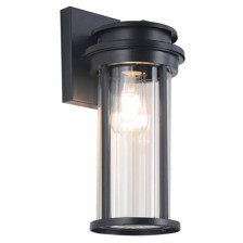 Светильник садово-парковый 40W черный E27 230V PL781 на стену вниз