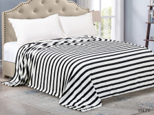 Плед Cleo "КАЛИФОРНИЯ" велсофт 154-pf Размер: 180х200, Цвет: Бело-черный