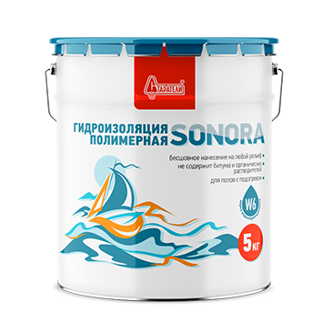 Гидроизоляция полимерная "Sonora" (5 кг) Старатели