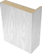 Наличник телескоп 70х10х2150мм прямой софт белый (деталь) (Schlager)