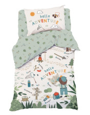 КПБ бязь Этель Hello, adventure 9935049 50х70, 1,5 сп
