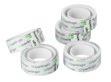 Скотч канцелярский 15 мм х 10 м Berlingo прозрачный