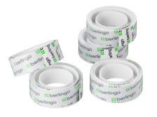 Скотч канцелярский 15 мм х 10 м Berlingo прозрачный