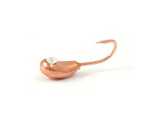 Мормышка вольфрамовая DS Fishing Чесночинка с фаской с отверстием d-3.0, 0.34гр (1930) цвет медь