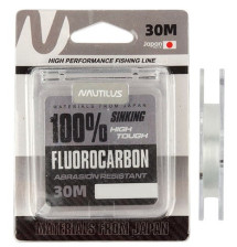 Леска Nautilus Fluorocarbon 30м/0,331мм 7,7кг прозрачная